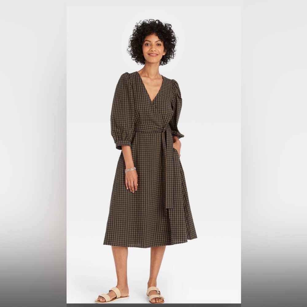 NWT A New Day gingham dress.